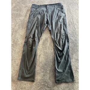 Kuhl Hiking Pants Mens 38x34 Gray Cargo Outdoor Performance Workwear Gorpcore